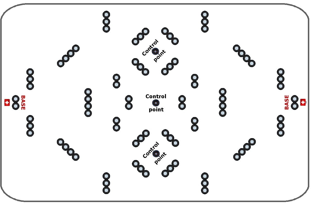 Large lasertag location map